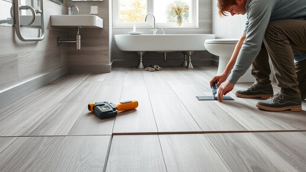 Bathroom Flooring Installation in Earl's Court