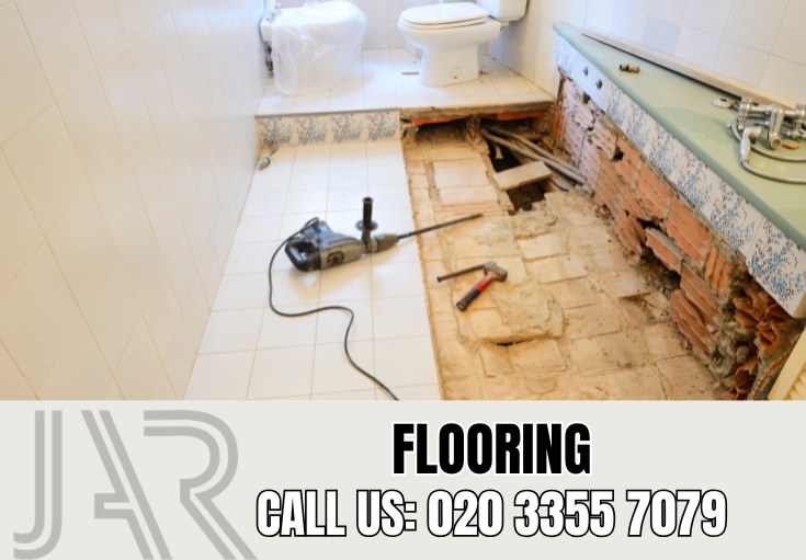 Bathroom Flooring Installation by Earlscourt Bathroom Fitters