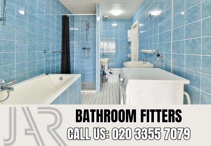 Bathroom installation in Philbeach Gardens